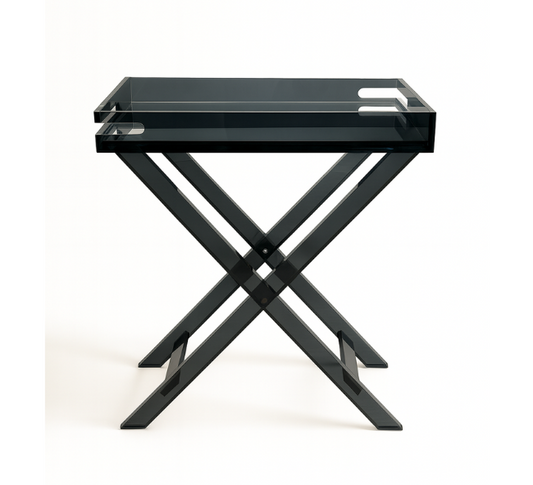 Nero Smokey Perspex Butler's Tray