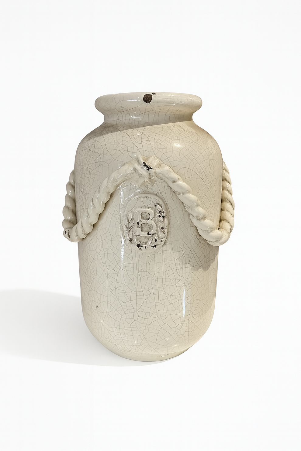 Oatmeal Rope Pot – Design Luxe Interiors