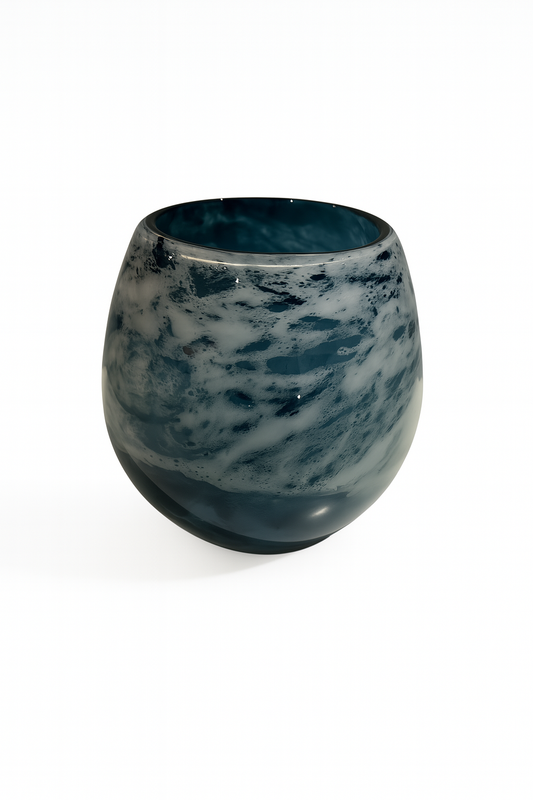 Oceanic Marble Look Vase