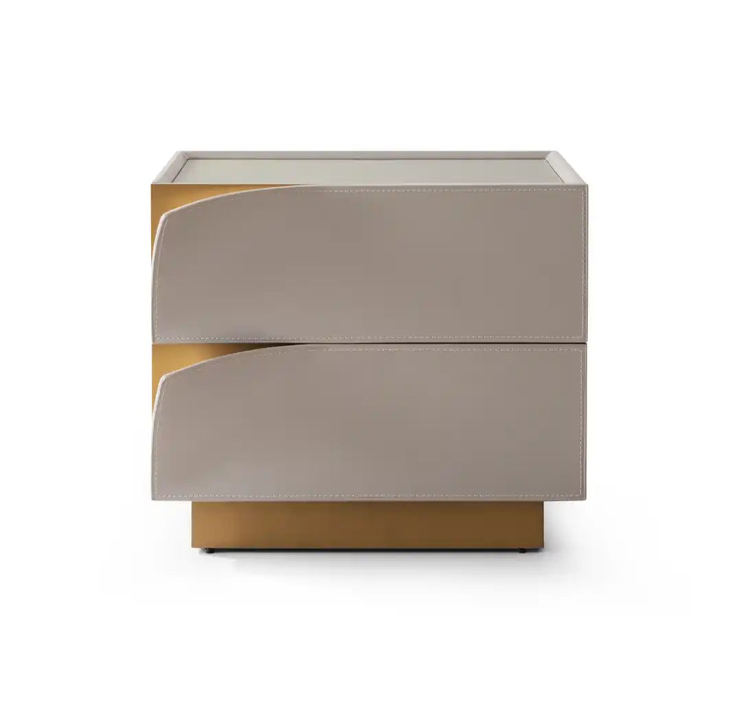 Bedside Piuma 2 Drawer Table