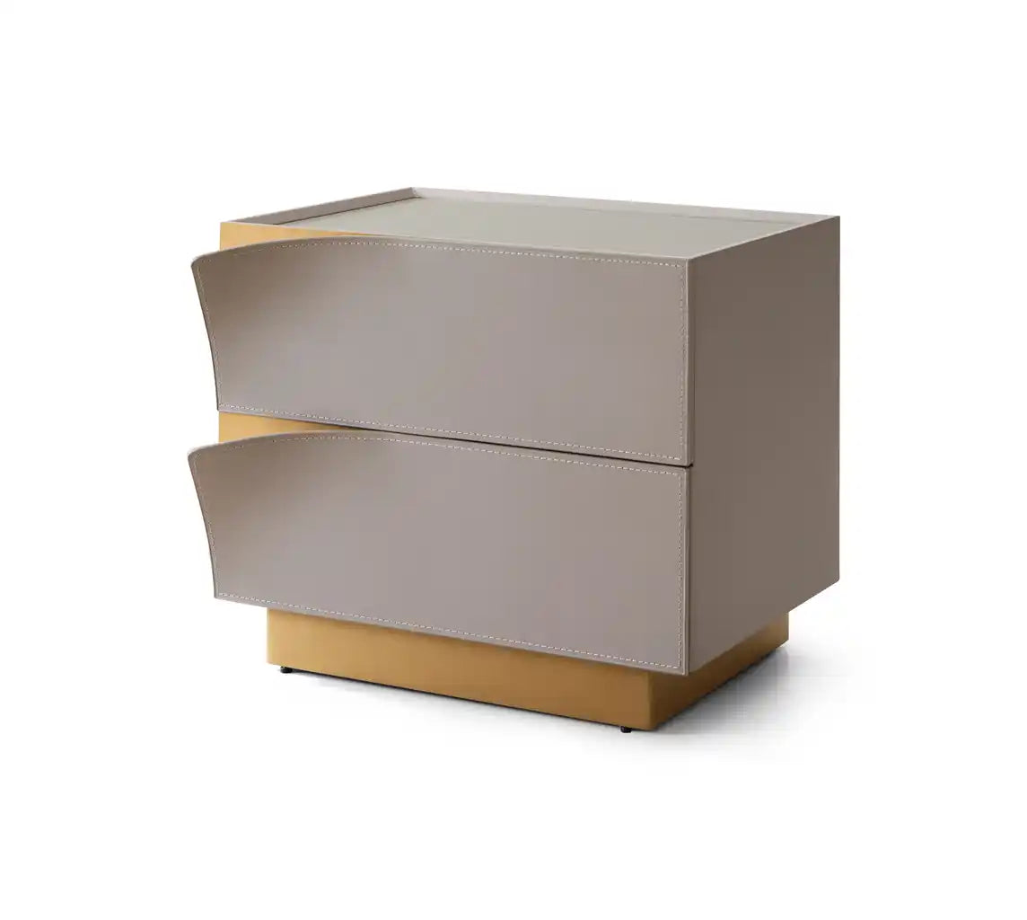 Bedside Piuma 2 Drawer Table