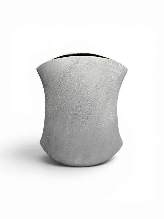 Scratch Charcoal Vase