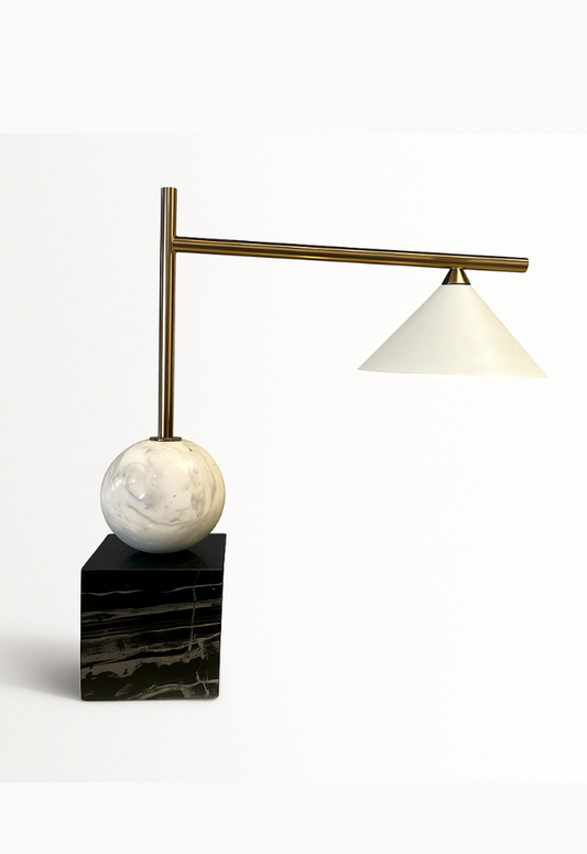 Stone Base Table Lamp