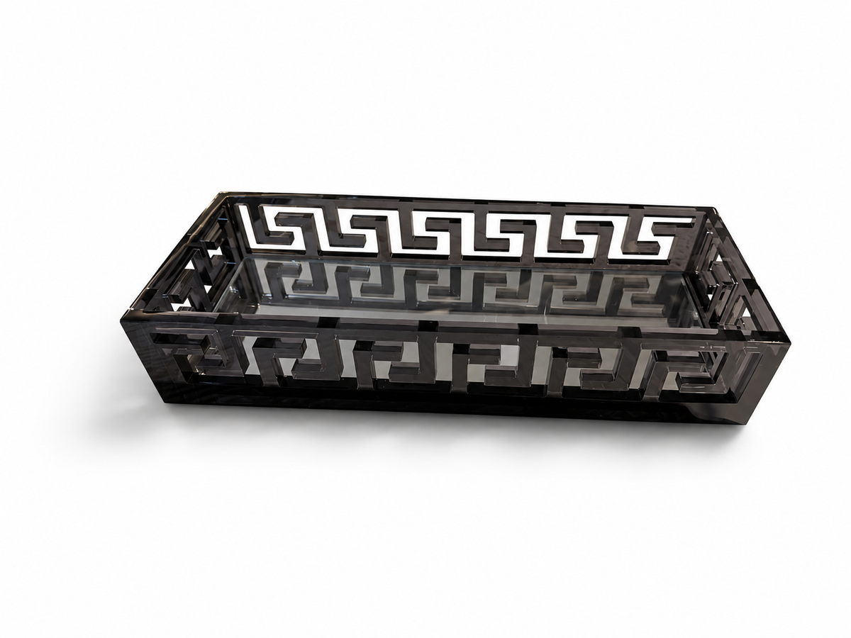V Smokey Perspex Tray