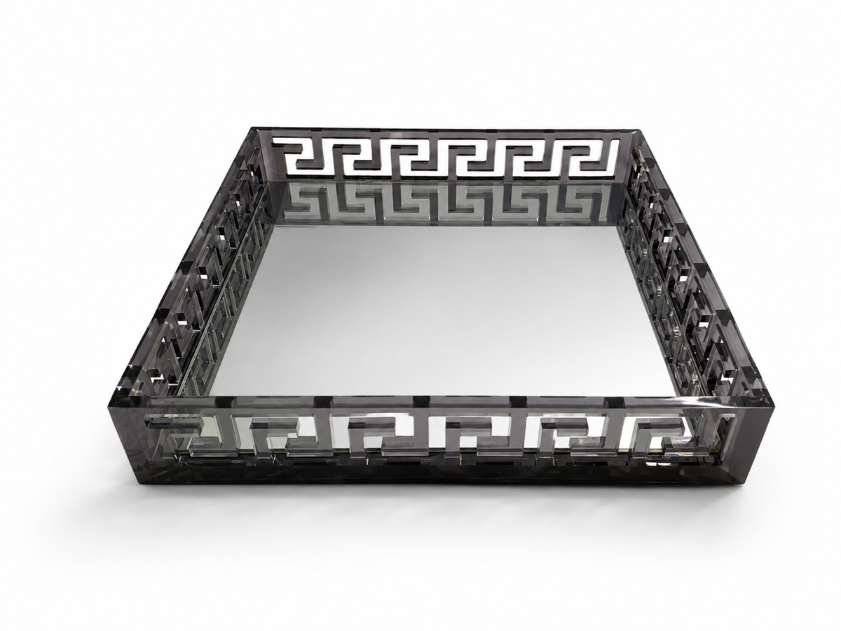 V Smokey Perspex Tray