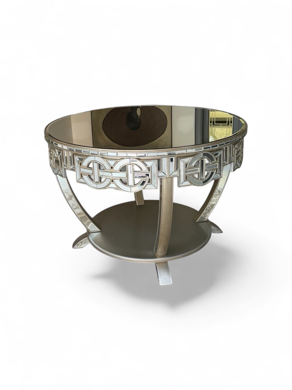 Valentini Reflective Round Entrance Table