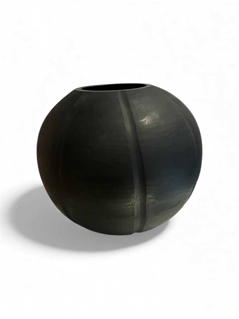 Ball Black Vase
