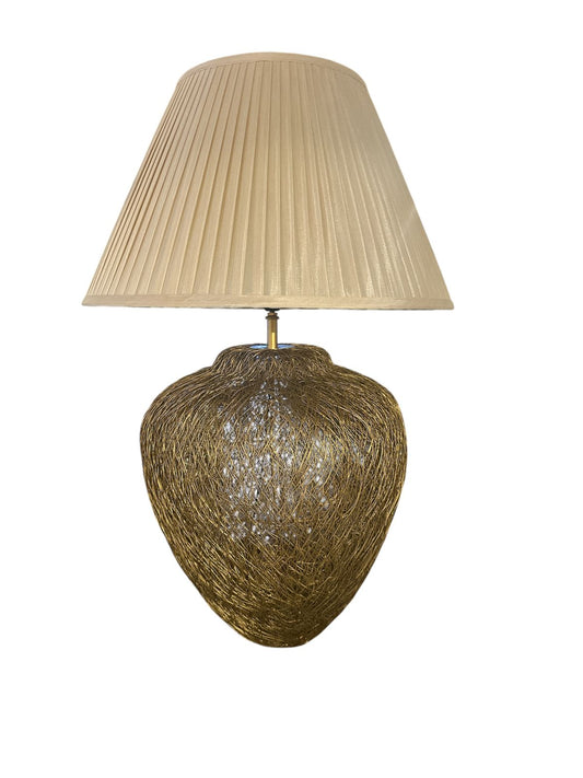 Wire Gold Table Lamp